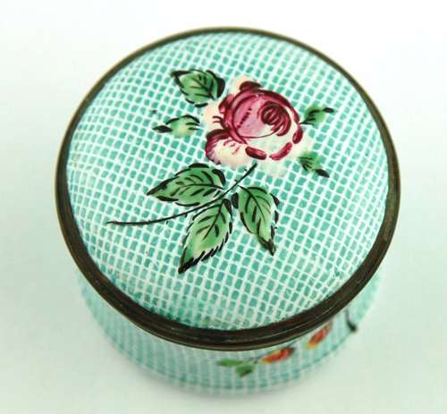 Green Gingham Stud Box