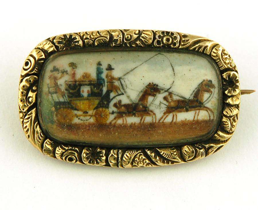 Coaching Scene Miniature