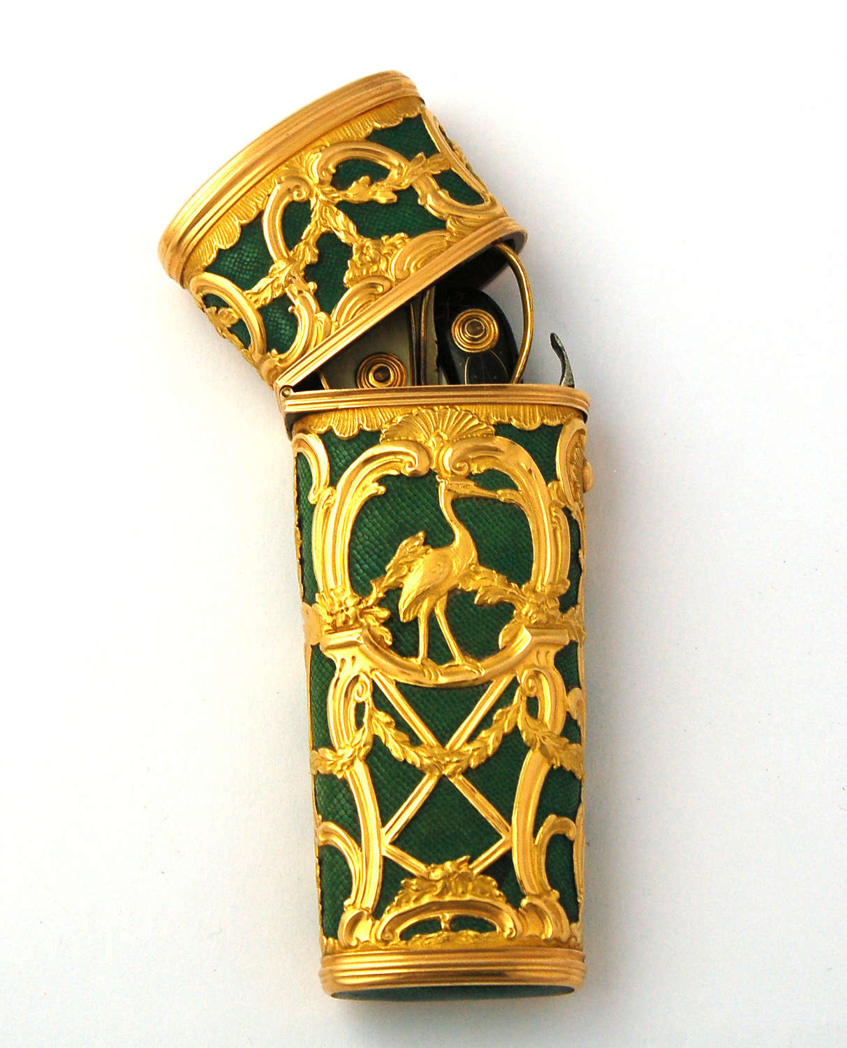 Gold and Shagreen Etui C1765