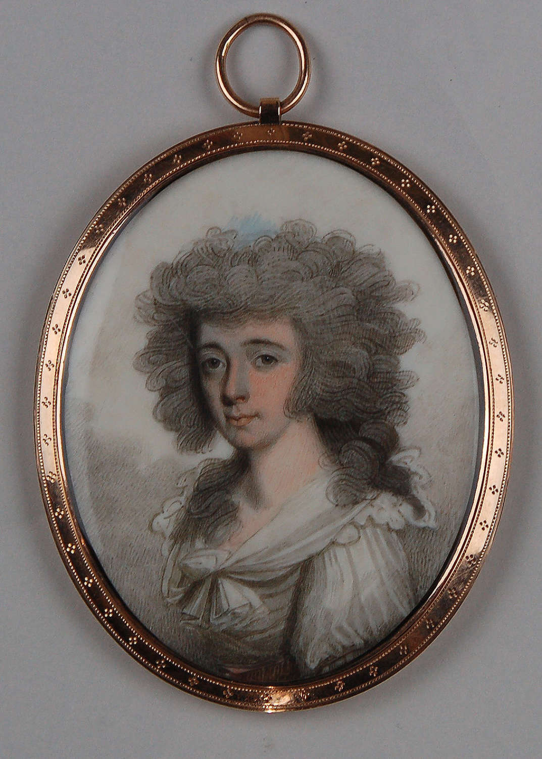 Miniature of lady by J Barry C1795