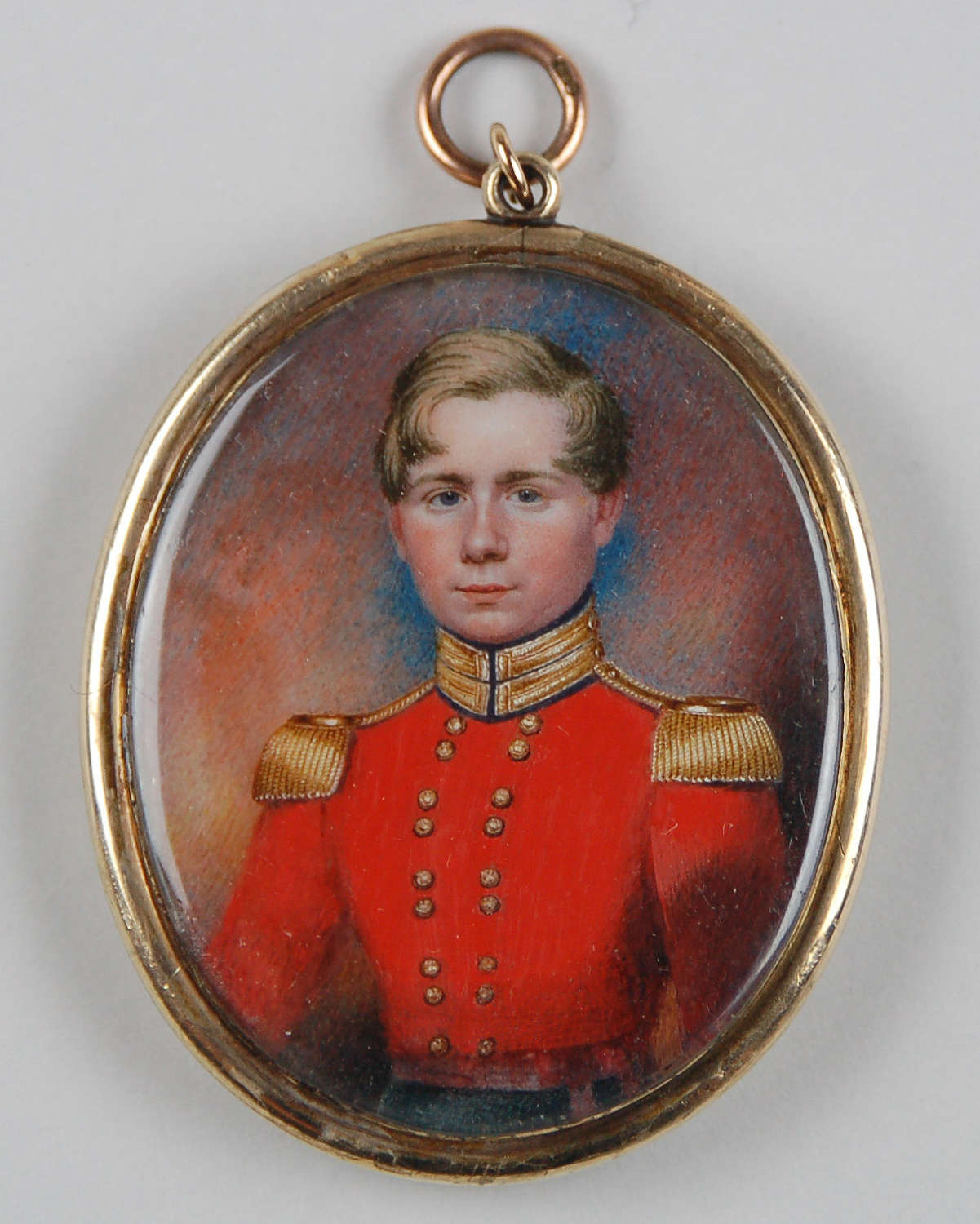 Miniature of a military officer by P Paillou Jr C1820