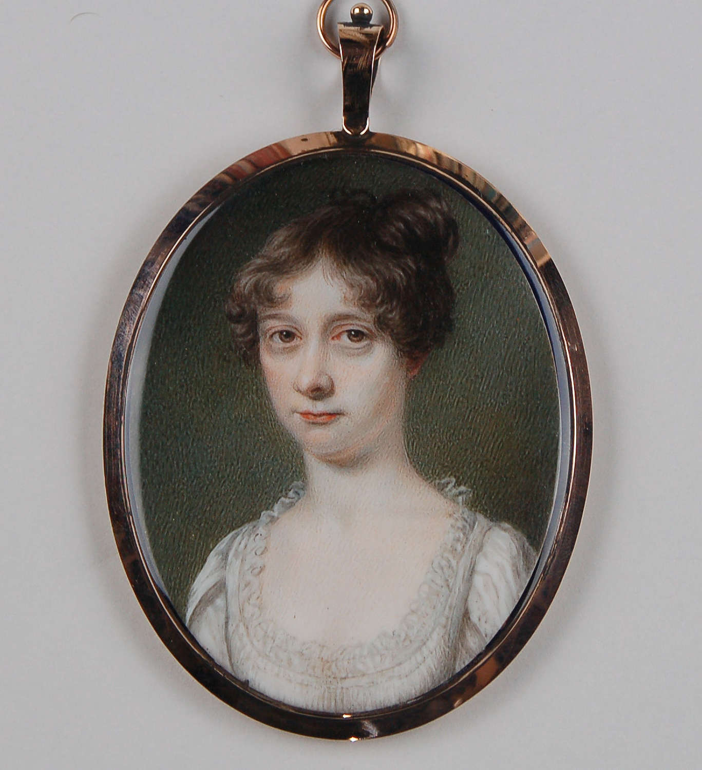 Miniature of a lady by Naish C1800