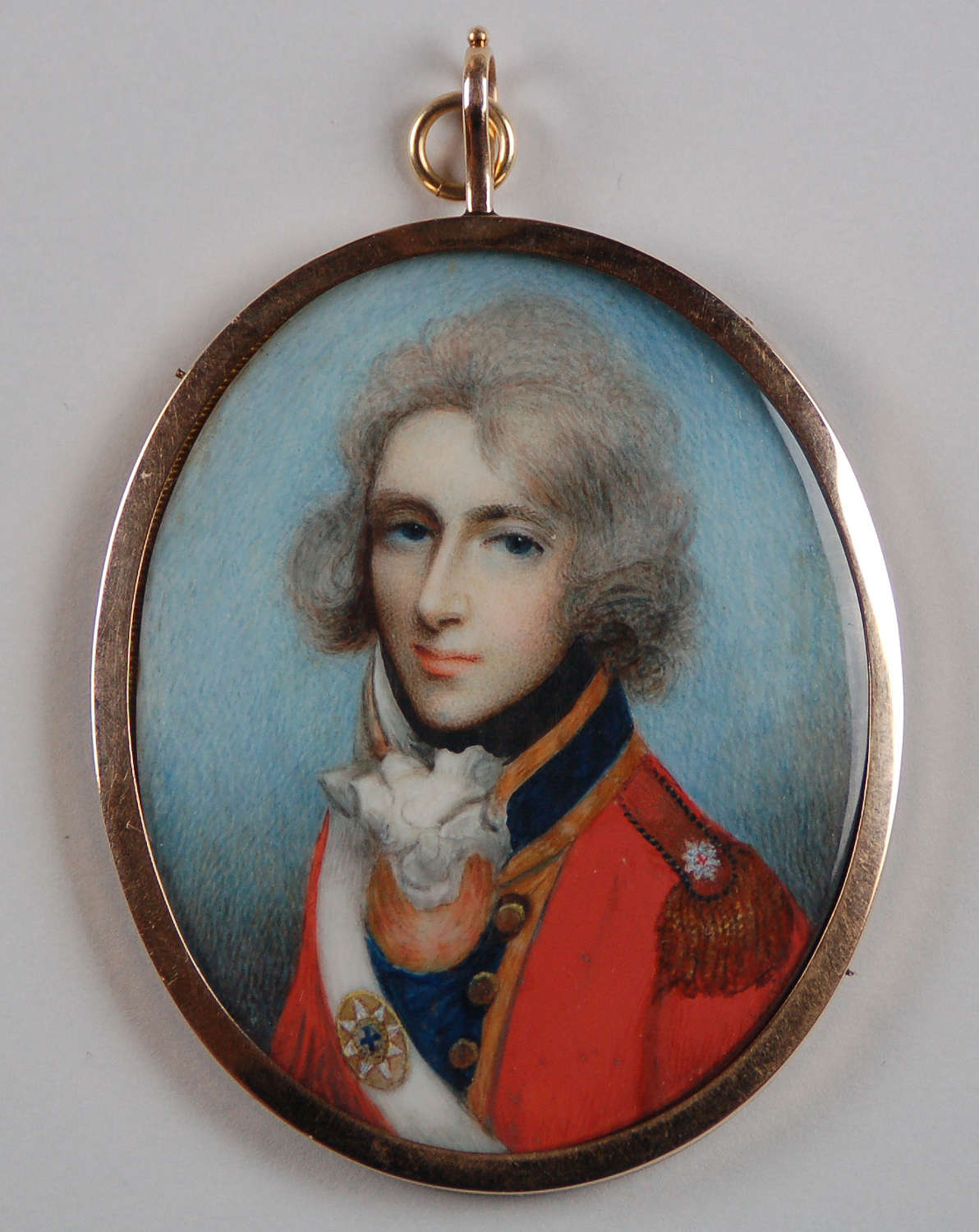 Officer of Coldstream Guards by Mrs Mee C1795