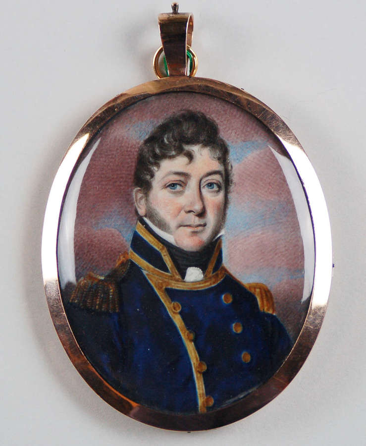 Naval officer by Peter Paillou Jr C1810