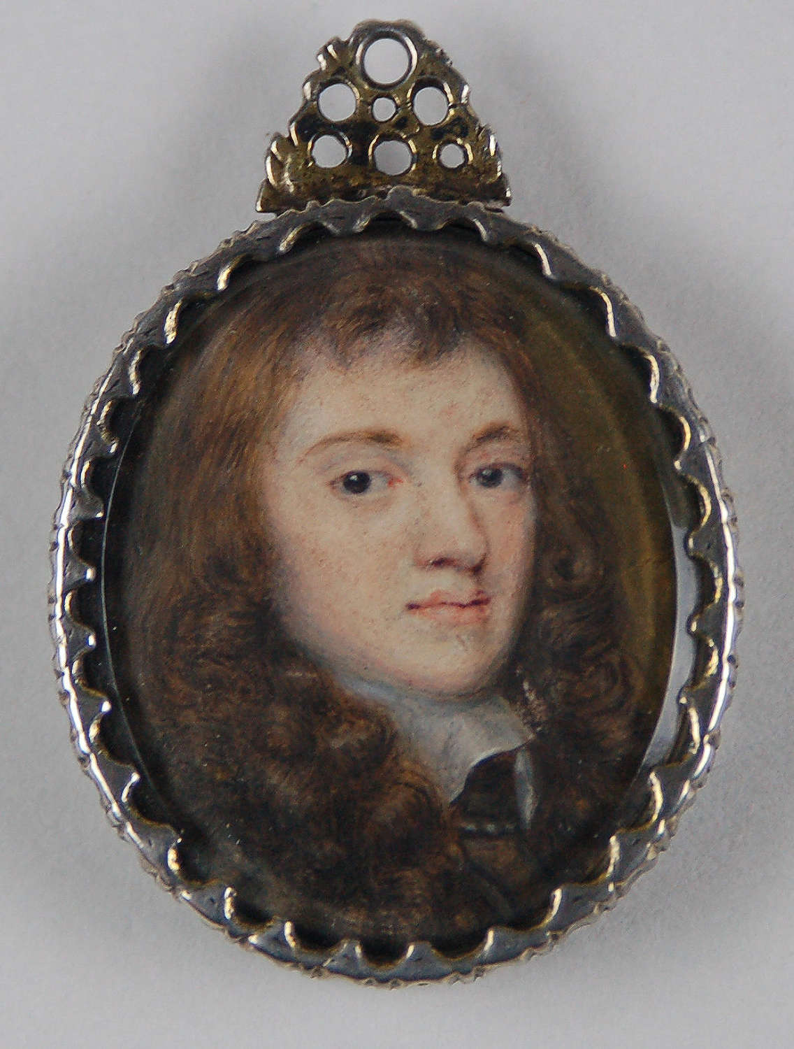 Miniature of gent by Richard Gibson C1660