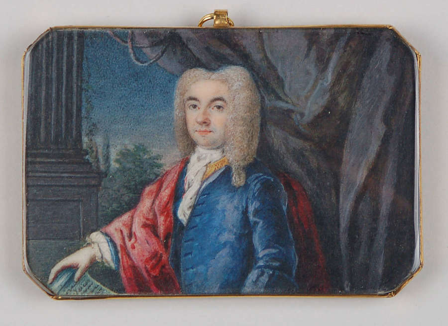 Miniature of gent French C1750