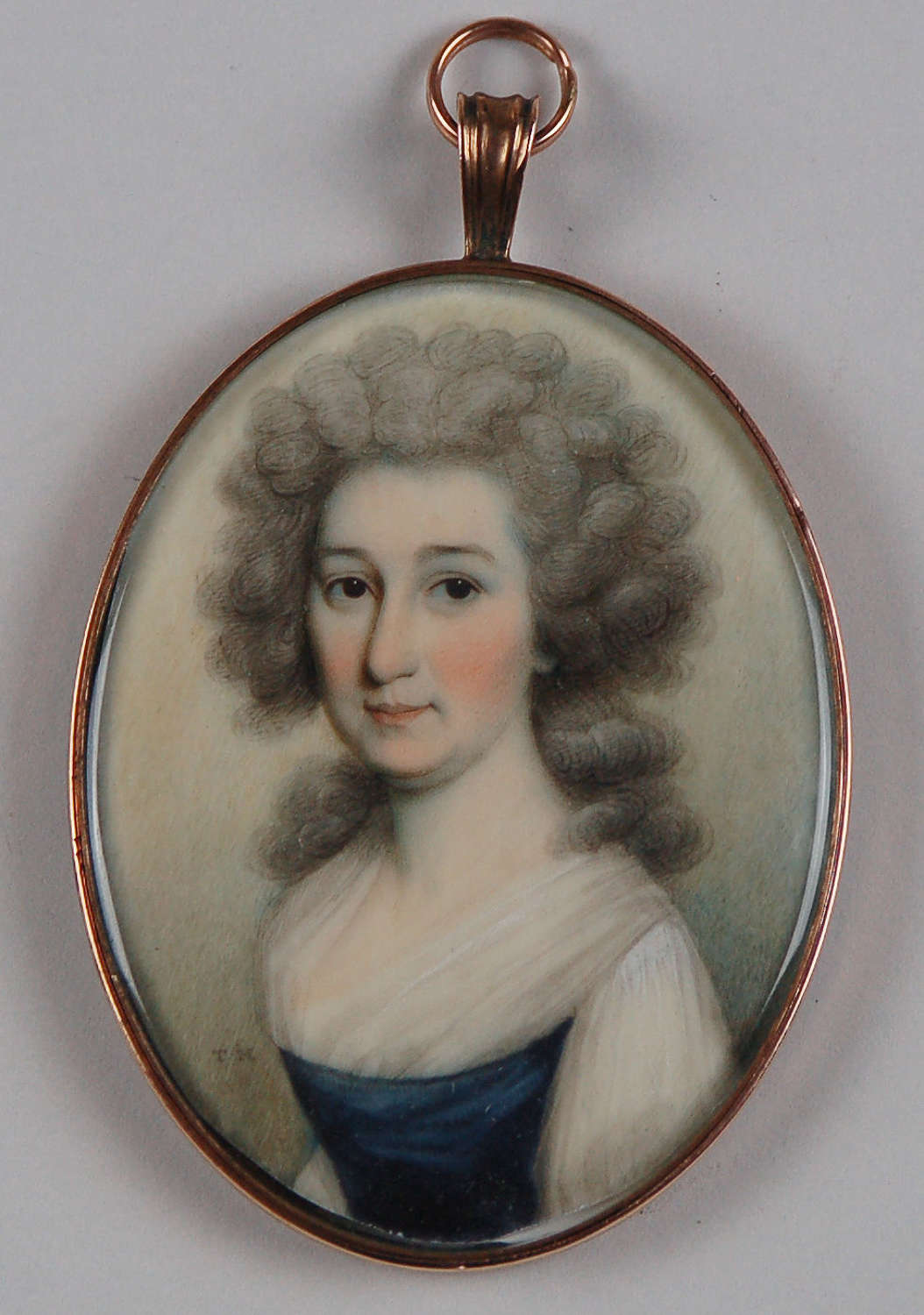 Miniature of lady by T Hazlehurst C1790