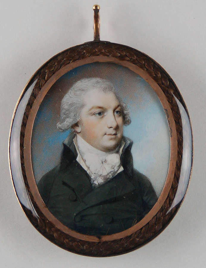 Miniature of gent by Engleheart C1790