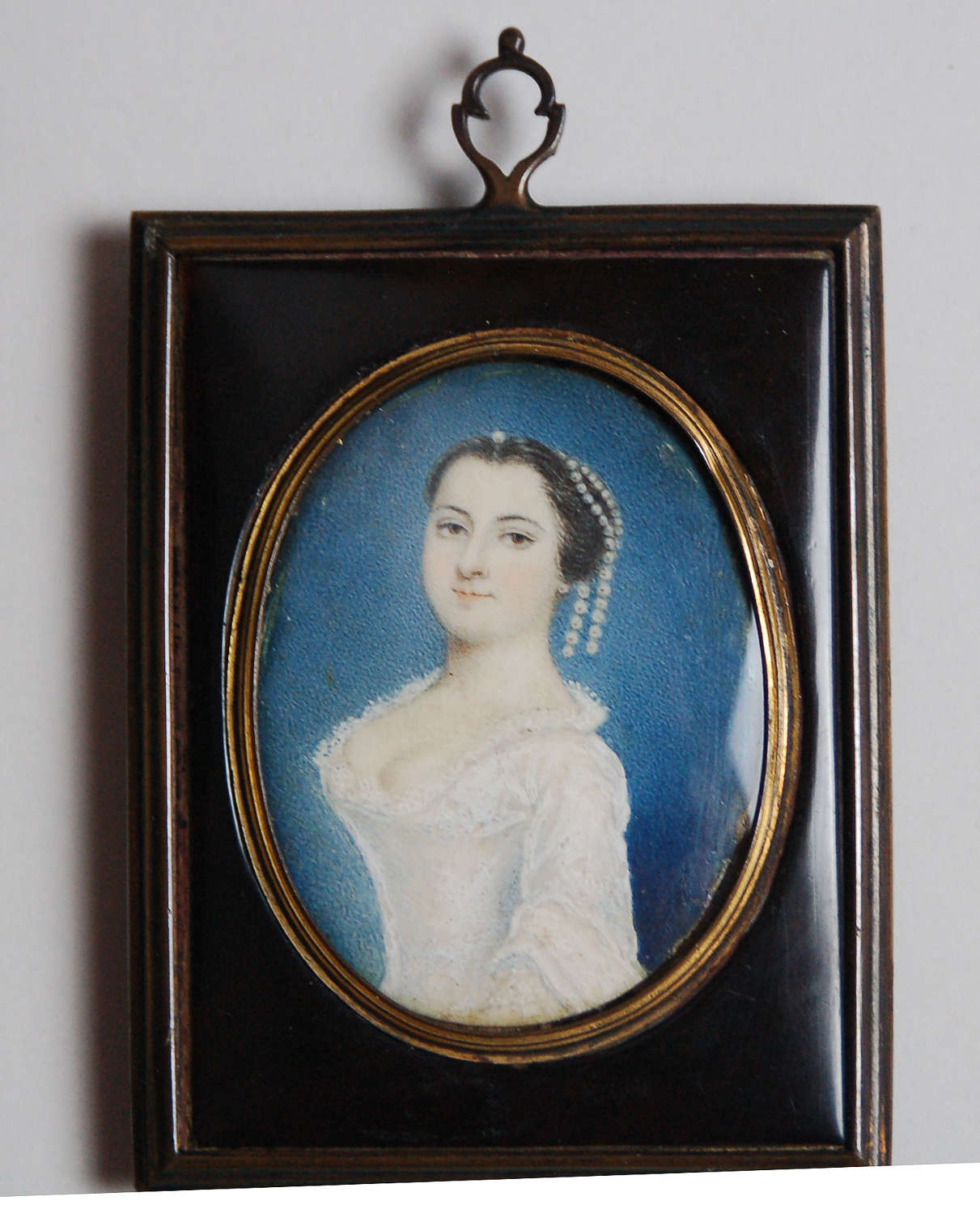 Miniature of lady in wedding gown attrib P P Lens C1730