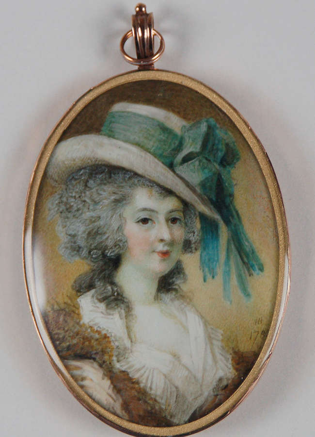 Miniature of Matilda Fielding by H Hone