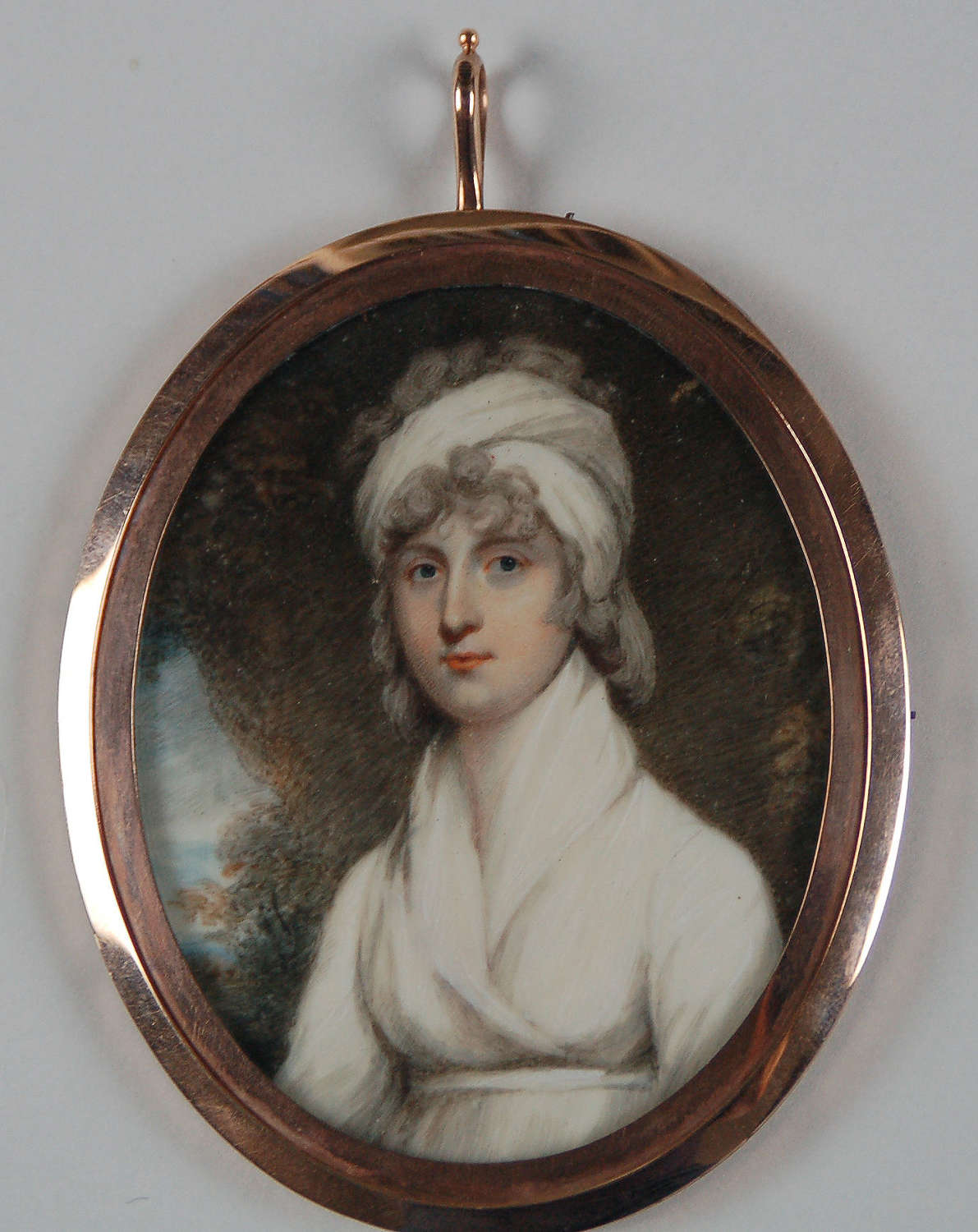 Miniature of Laura, Lady Southampton by J Wright C1795