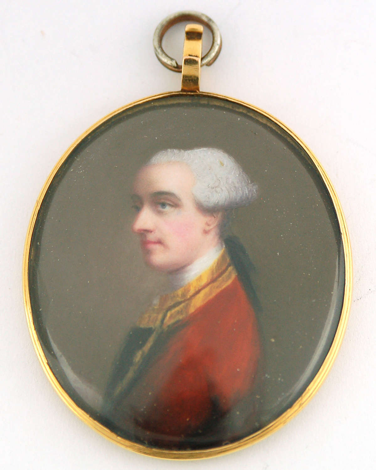 Miniature of gent from Clerk of Penicuik family by G Spencer