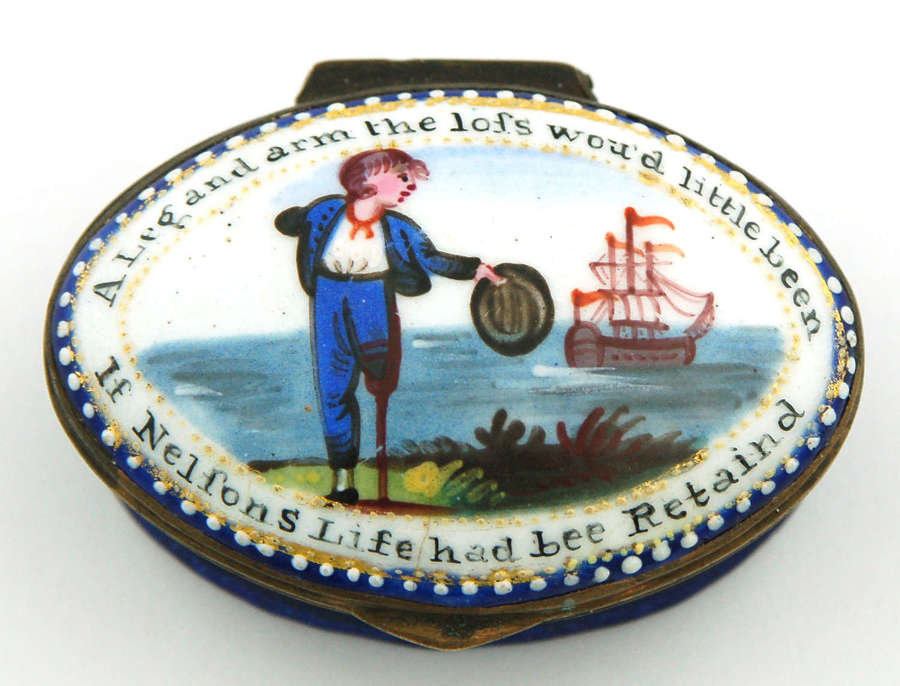 Unusual Nelson-related patch box C1805.