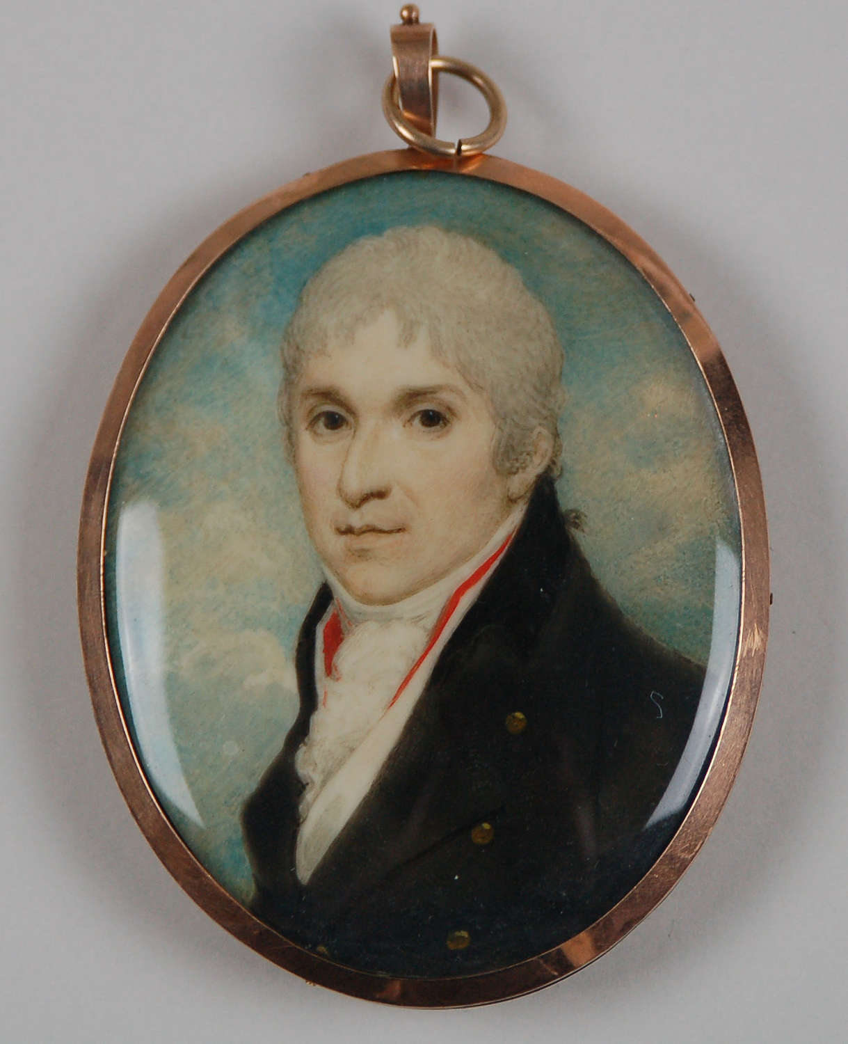 Miniature of a gent by S Shelley C1800