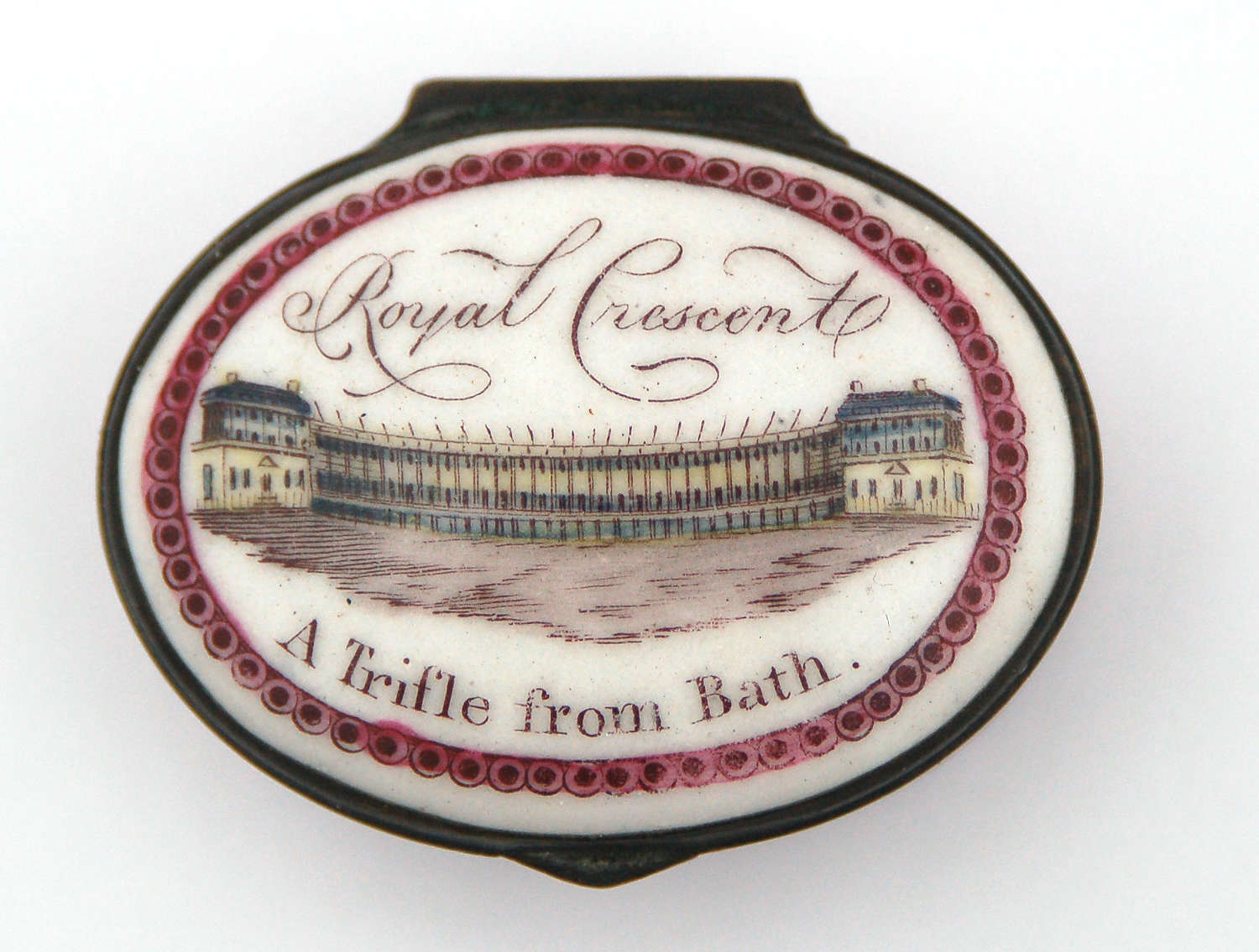 Royal Crescent, Bath patch box C1810
