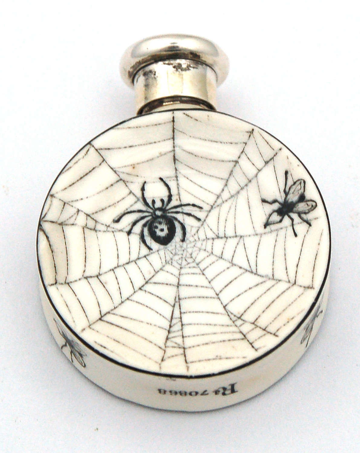 Spider webb plate scent by S Mordan 1883
