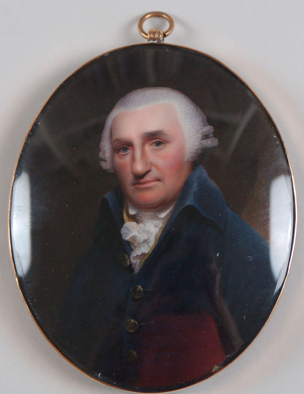 Miniature of gent signed H Bone 1796