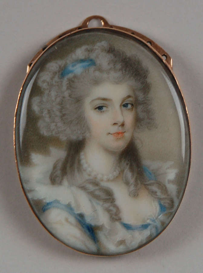 Miniature of lady C1785