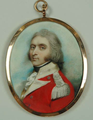 Miniature of officer by A Plimer C1795