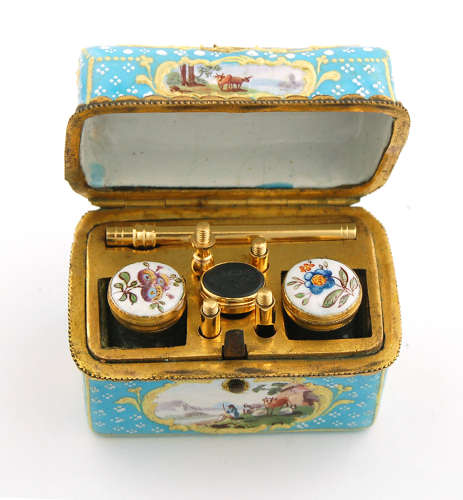 Enamel travelling ink Birmingham C1765