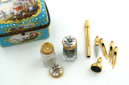 Enamel travelling ink Birmingham C1765