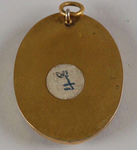 Enamel miniature of a gent attrib to Hone C1765