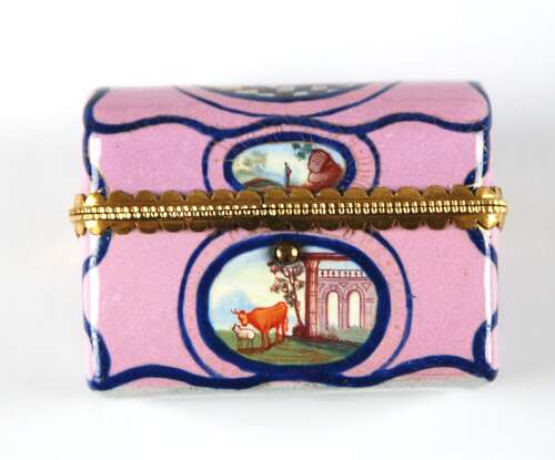 Enamel travelling inkwell C1765