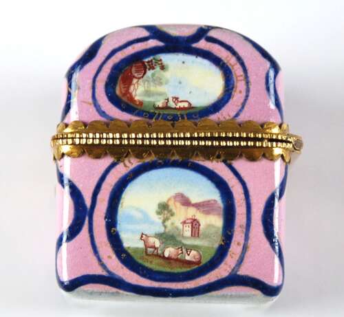 Enamel travelling inkwell C1765