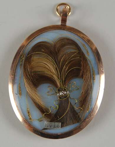 Miniature of young girl by Burch C1790